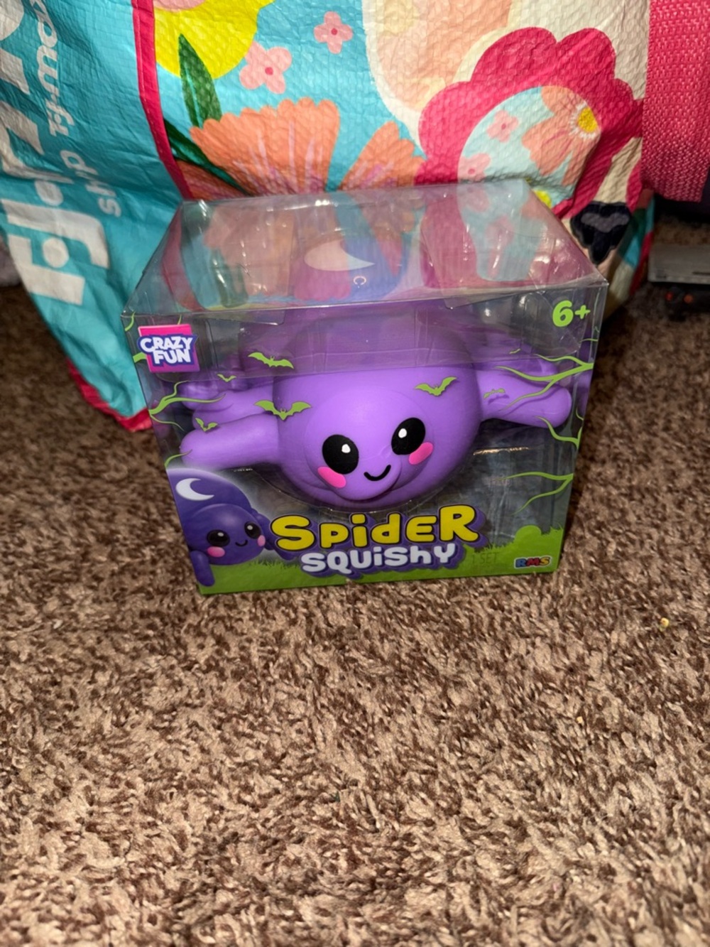 RMS Crazy Fun Spider Squishy Toy Halloween